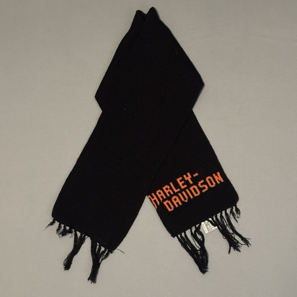 Harley-Davidson Vintage Made in USA Black Scarf